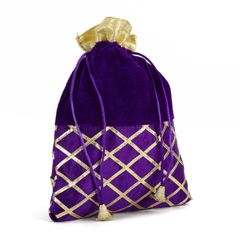 Embrace Opulence with the Plum Passion Potli Bag