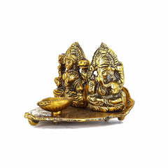 Laxmi Ganesha Oil Lamp