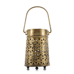 Antique Gold Iron Lantern | Kalagram Home Decor