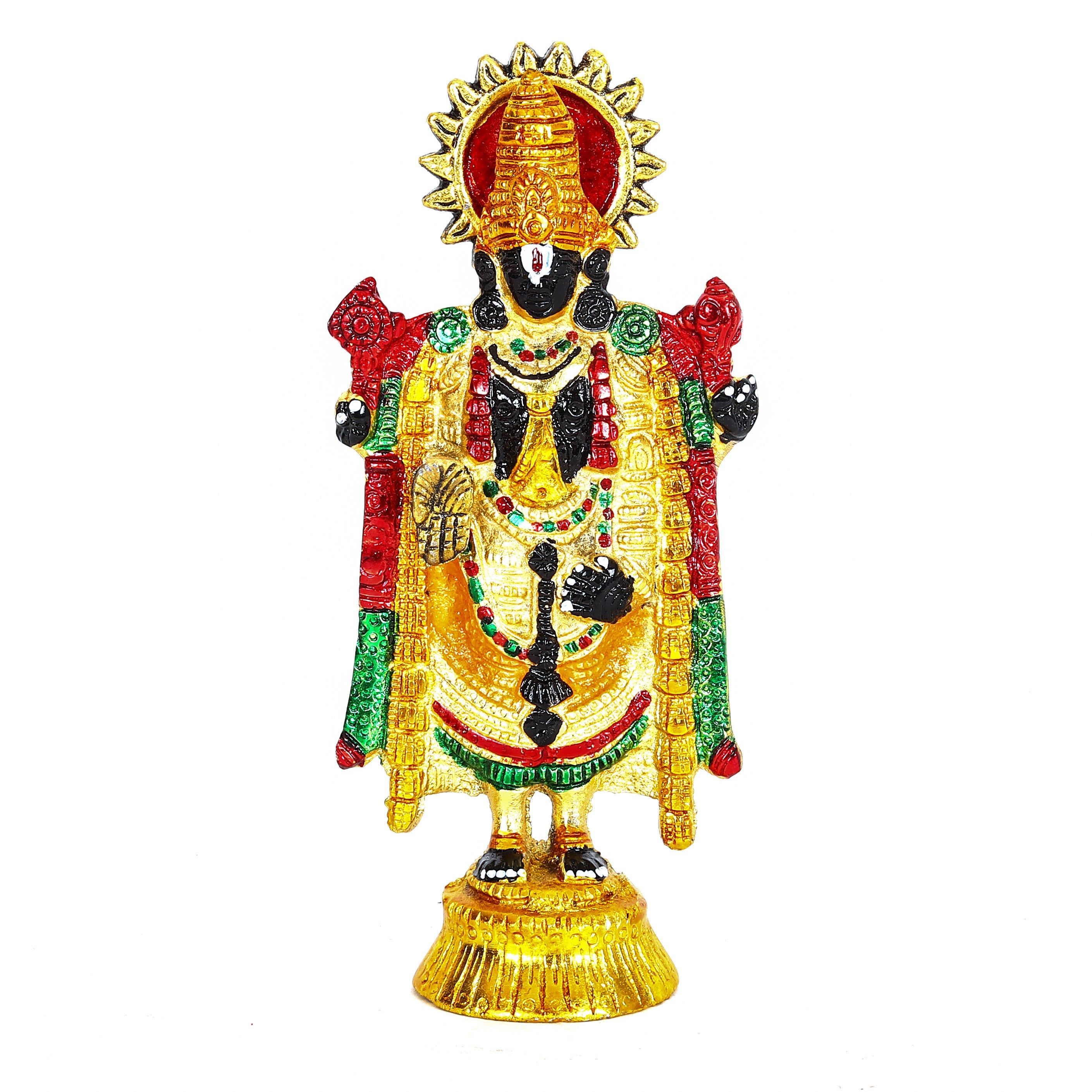Lord Tirupati Balaji Statue (Multicolour)