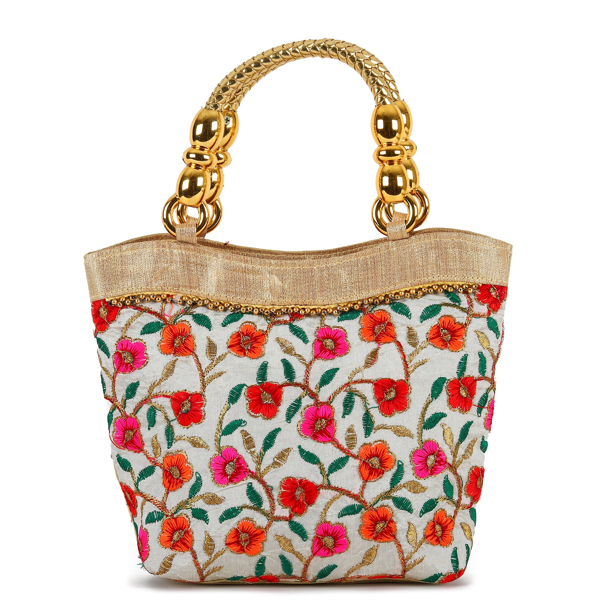 Summer's Paradise Embroidered Handbag