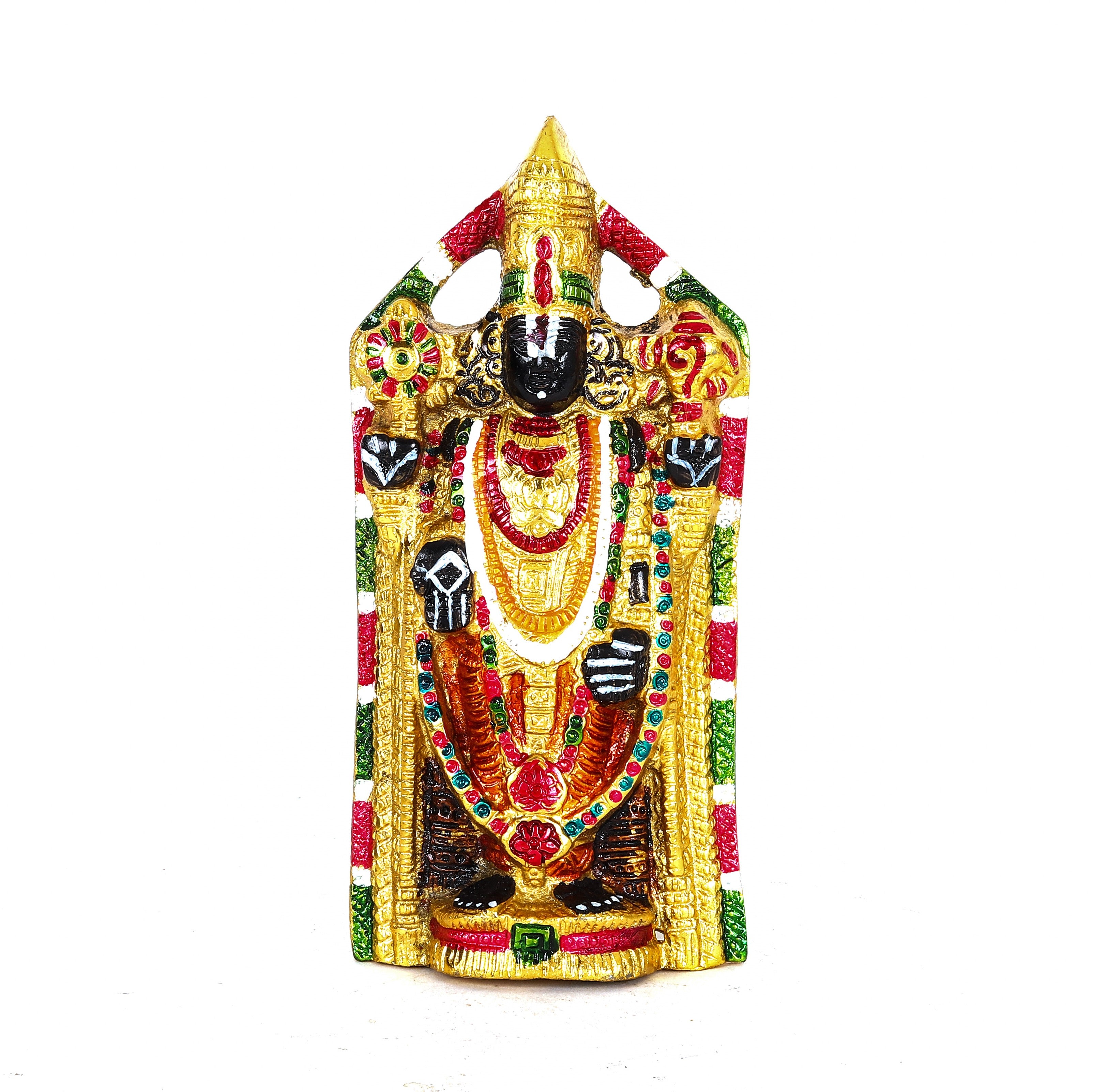 Lord Tirupati Balaji Idol (Multicolour)
