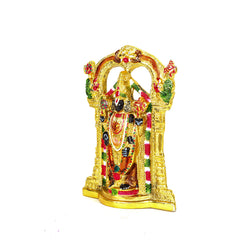 Multicolour Tirupati Balaji Metal Statue