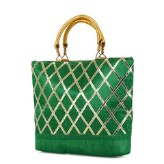 Eve of Emerald Gotta Pati Handbag