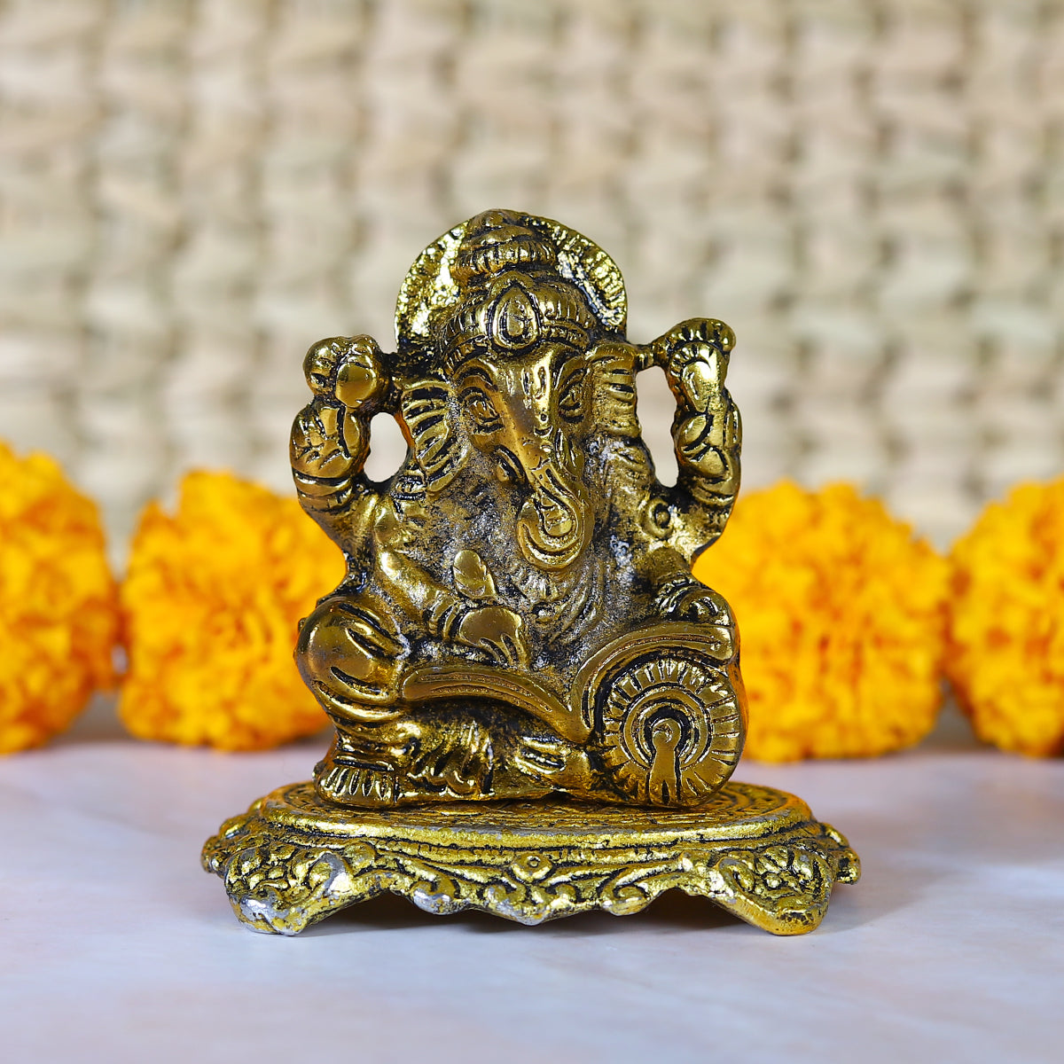 Lord Ganesh Metal Statue
