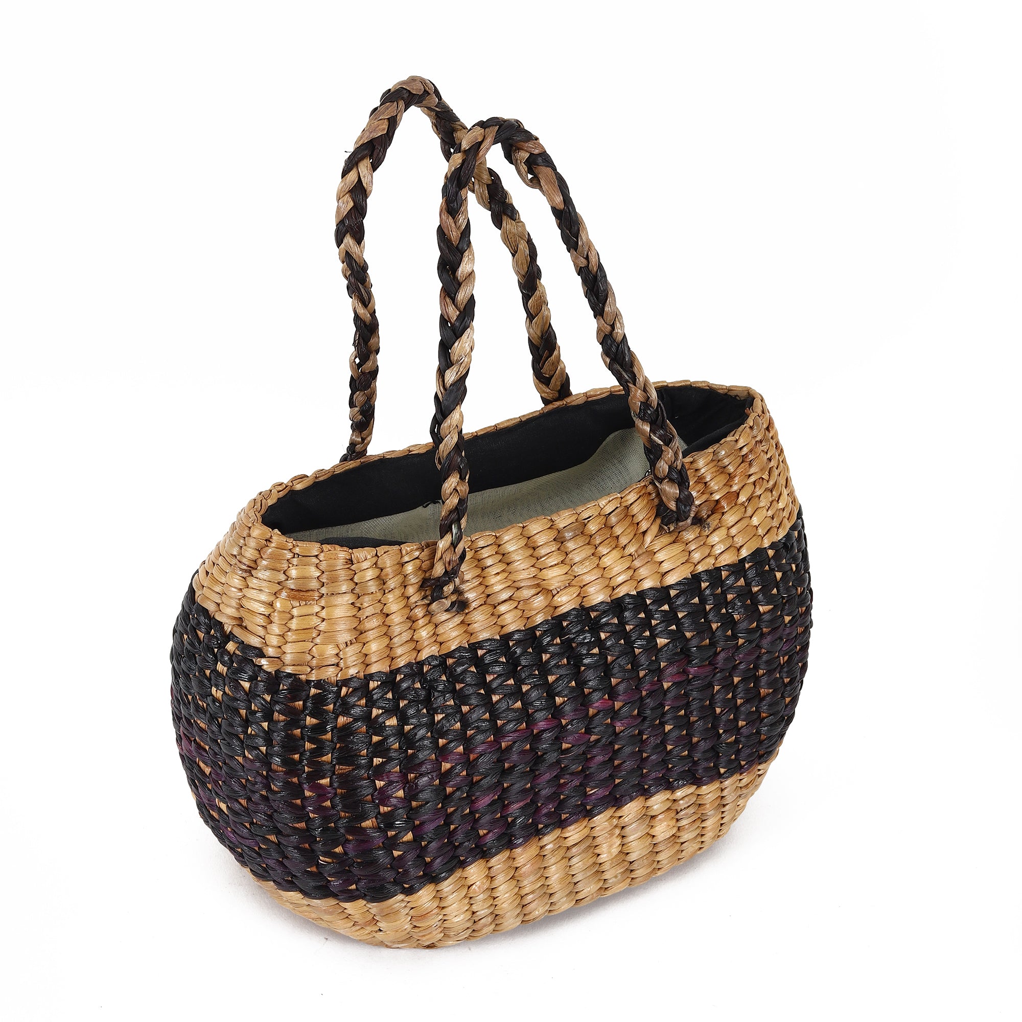 Natural Kauna Grass Bag/Basket,EKG030, Size: L 15 X H 11 at Rs 475/piece in  Agartala