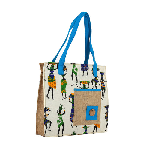 Warli Printed Tote Bag For Latest Fashion Trends