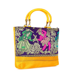 Unveiling Elegance: The Woven Tales Silk Handbag