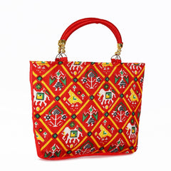 Unveiling the Elegance: The Airy Aztec Silk Handbag
