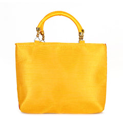 Radiate Sunshine: The Sunflower Haze Silk Handbag