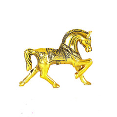 Gold-Toned Running Horse Set of 3