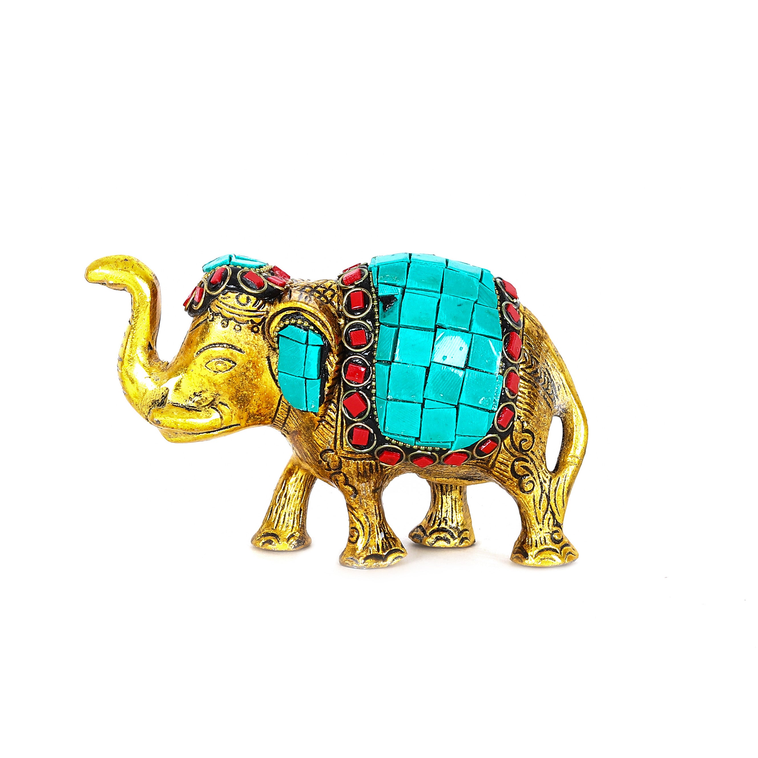 Regal Elephant with Stonework