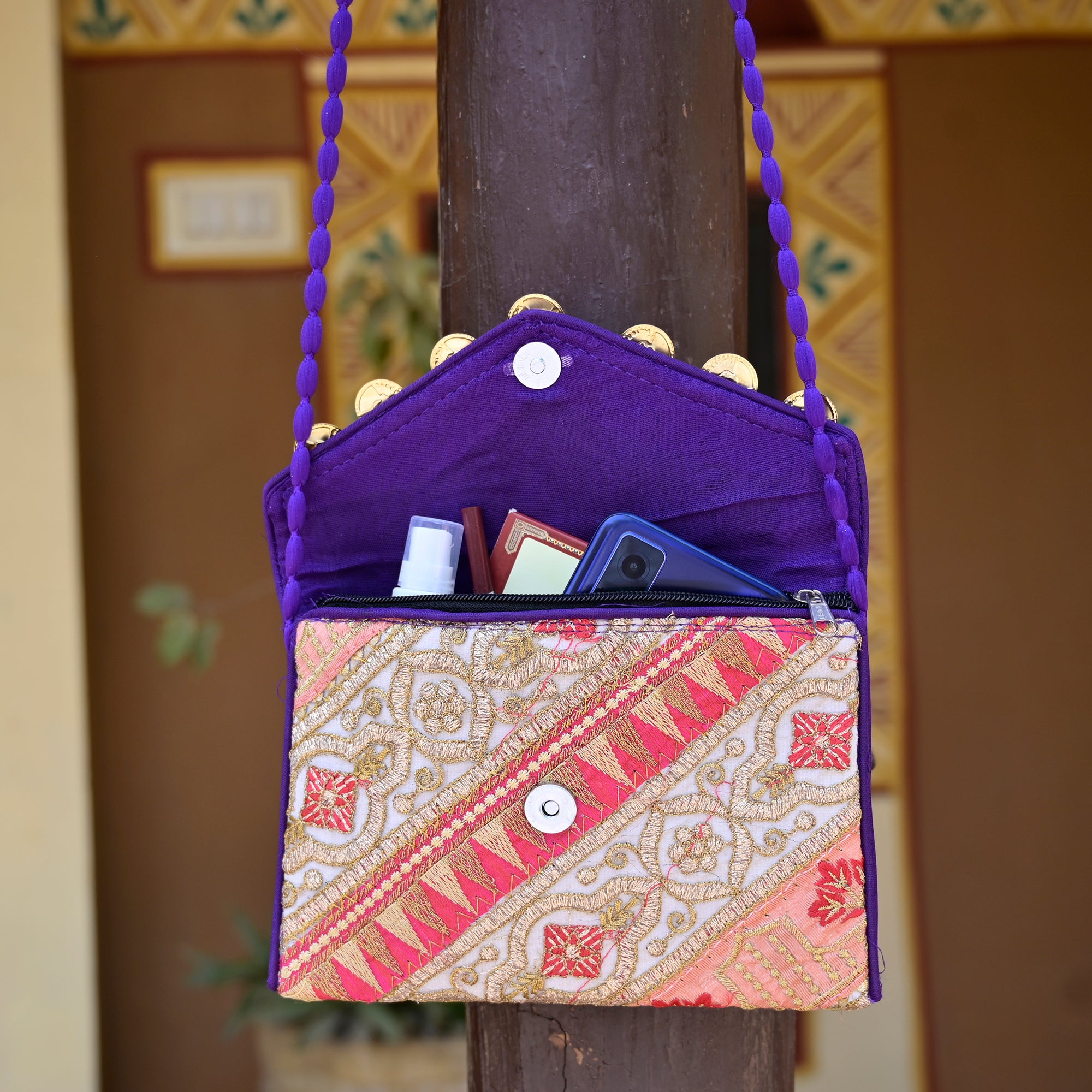 Amazon.com: Thai Hippie Tie Dye Hobo Sling Crossbody Shoulder Bag Purse  Handmade Zip Cotton Gypsy Boho Large (L1236) : Clothing, Shoes & Jewelry