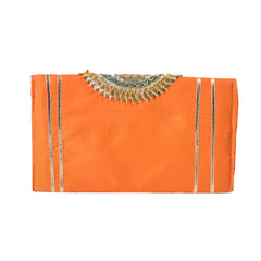 Unique Collection of Orange Gotta Patti Ladies Handbags