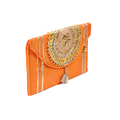 Gotta Patti Work Clutch Ladies Purse | Traditional Handbags