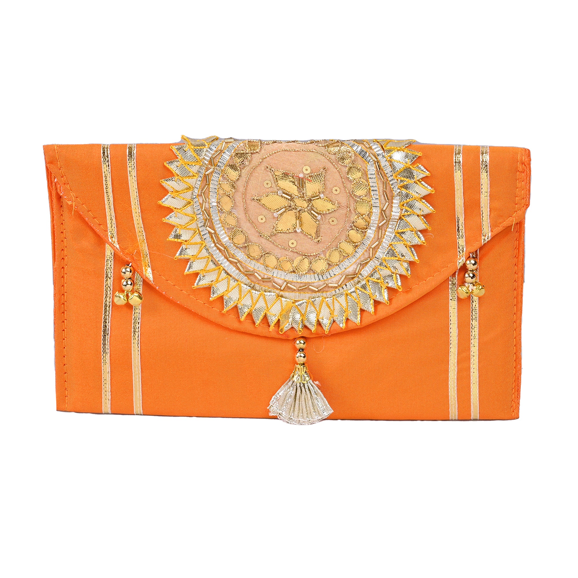 Gotta Patti Work Clutch Ladies Purse | Traditional Handbags