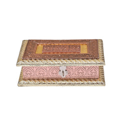 Traditional Pink Meenakari Art Dry Fruit Box
