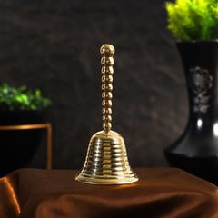 Ribbed Brass Bell ( Large)