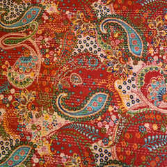 Jaipuri Kantha Artwork Cotton Double Bedsheet
