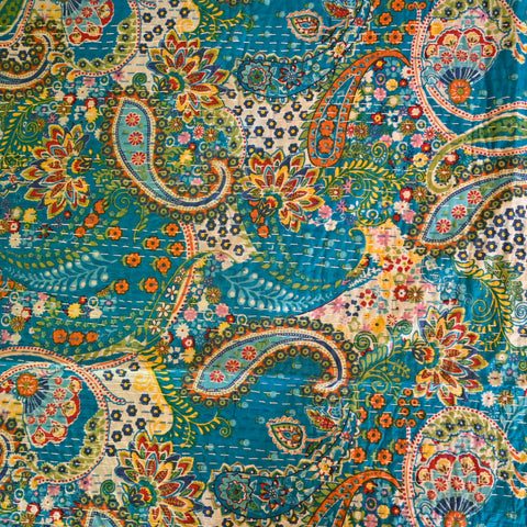 Rajasthani Work Cotton Double Bedsheet