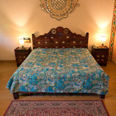 Rajasthani Work Cotton Double Bedsheet