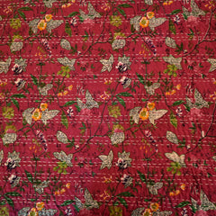 Rajasthani Kantha Quilt Bed Cover Cotton Bedsheet