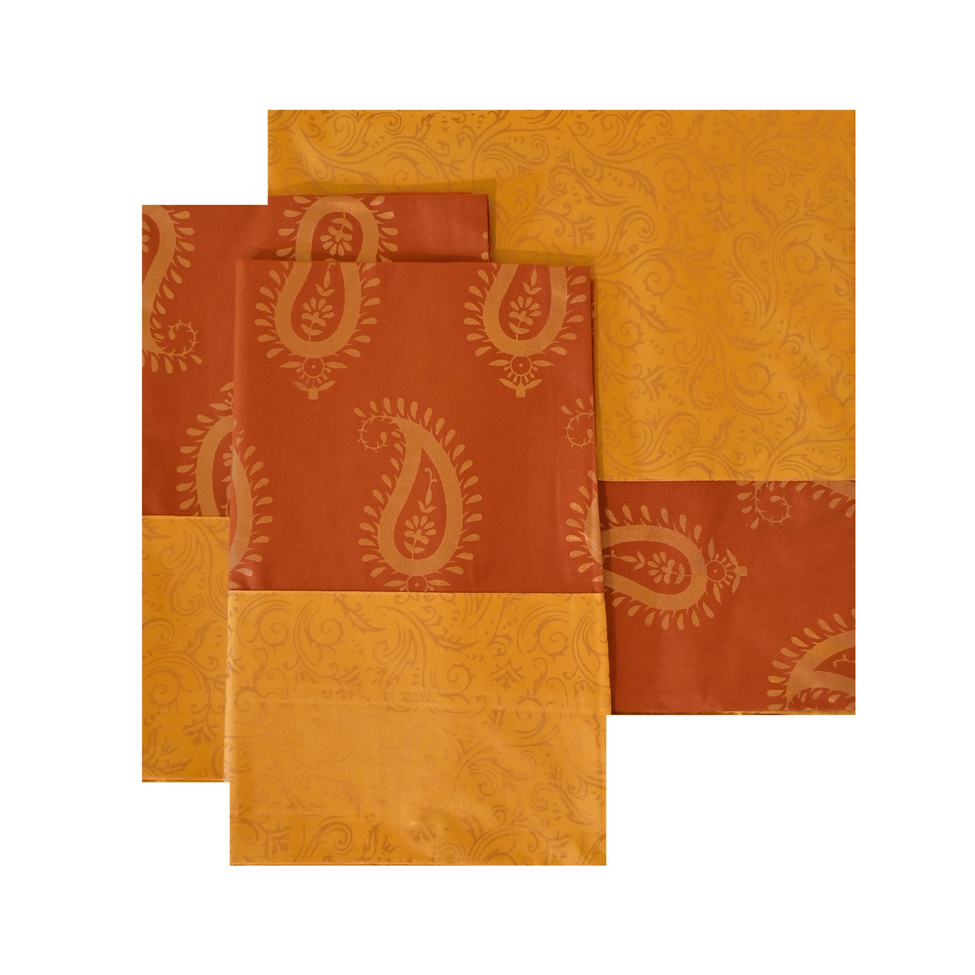 Rajasthani Silk Double Bedsheet