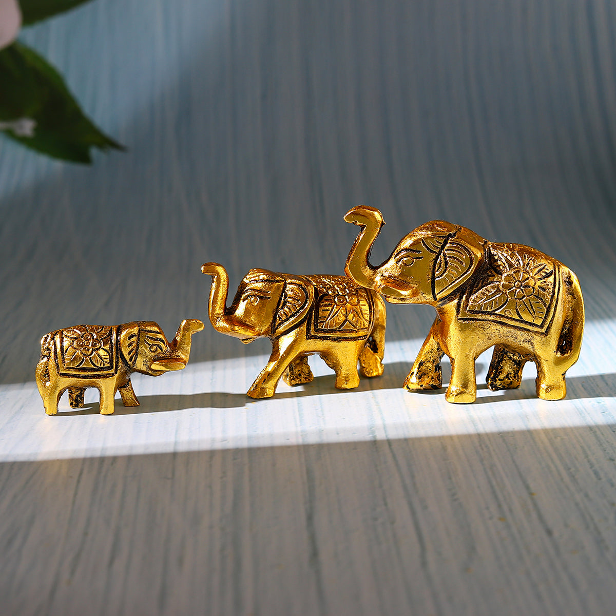 Decorative Elephant Statue Set of 3