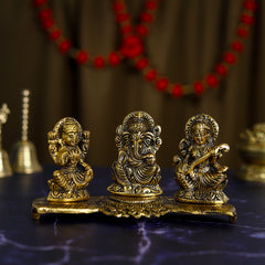 Metal Laxmi Ganesh Murti