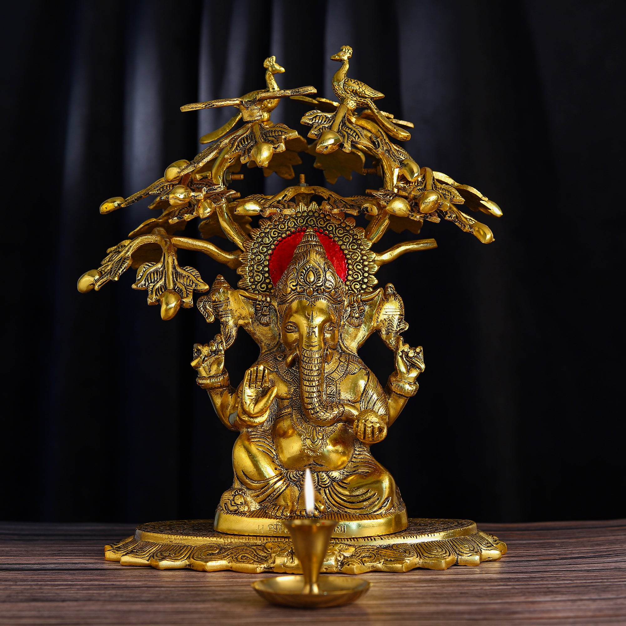 Lord Ganesha under Kadam Tree