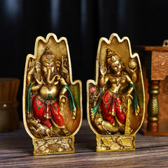 Namaste Laxmi Ganesh Idol