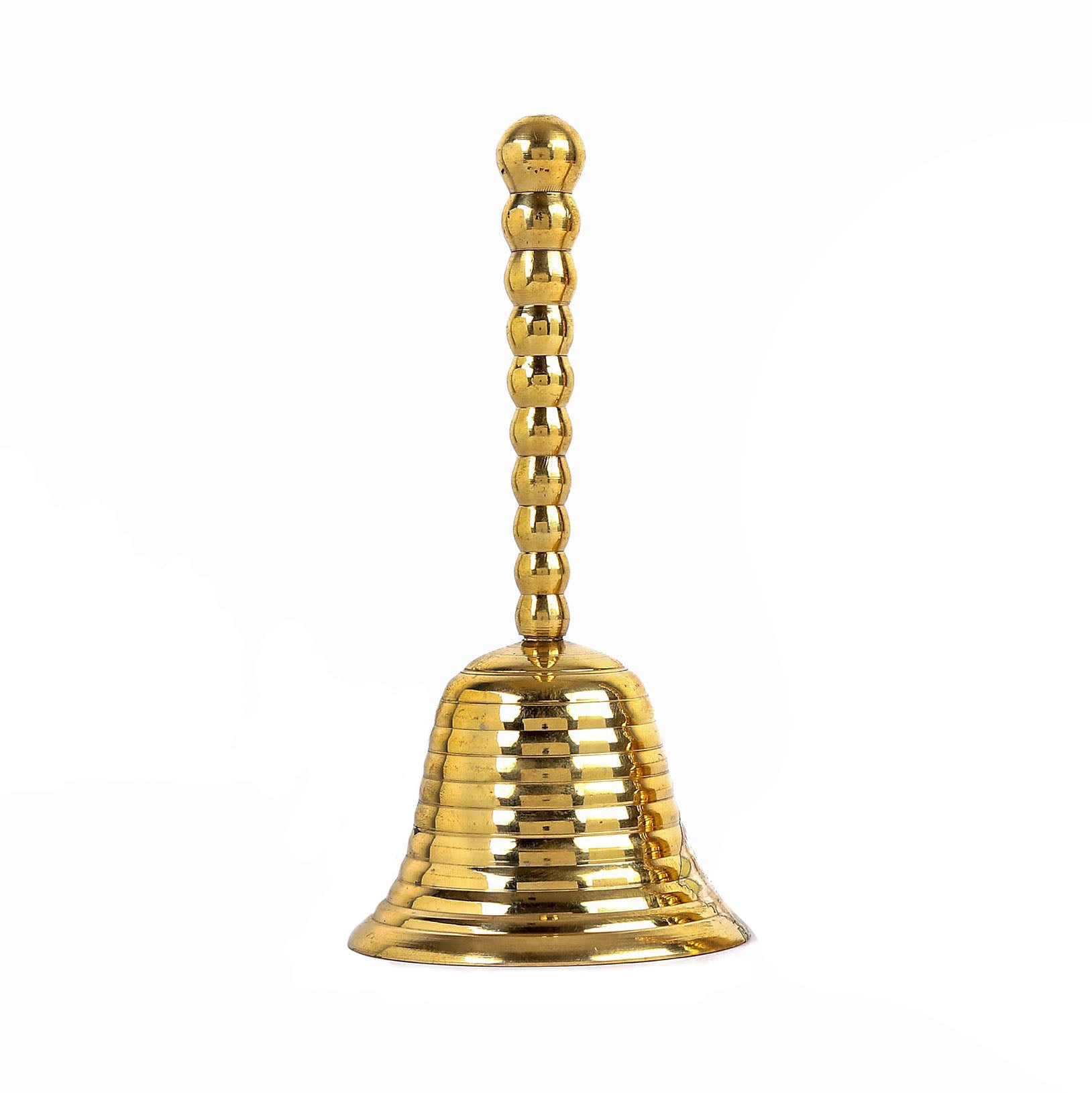 Ribbed Brass Bell ( Medium)