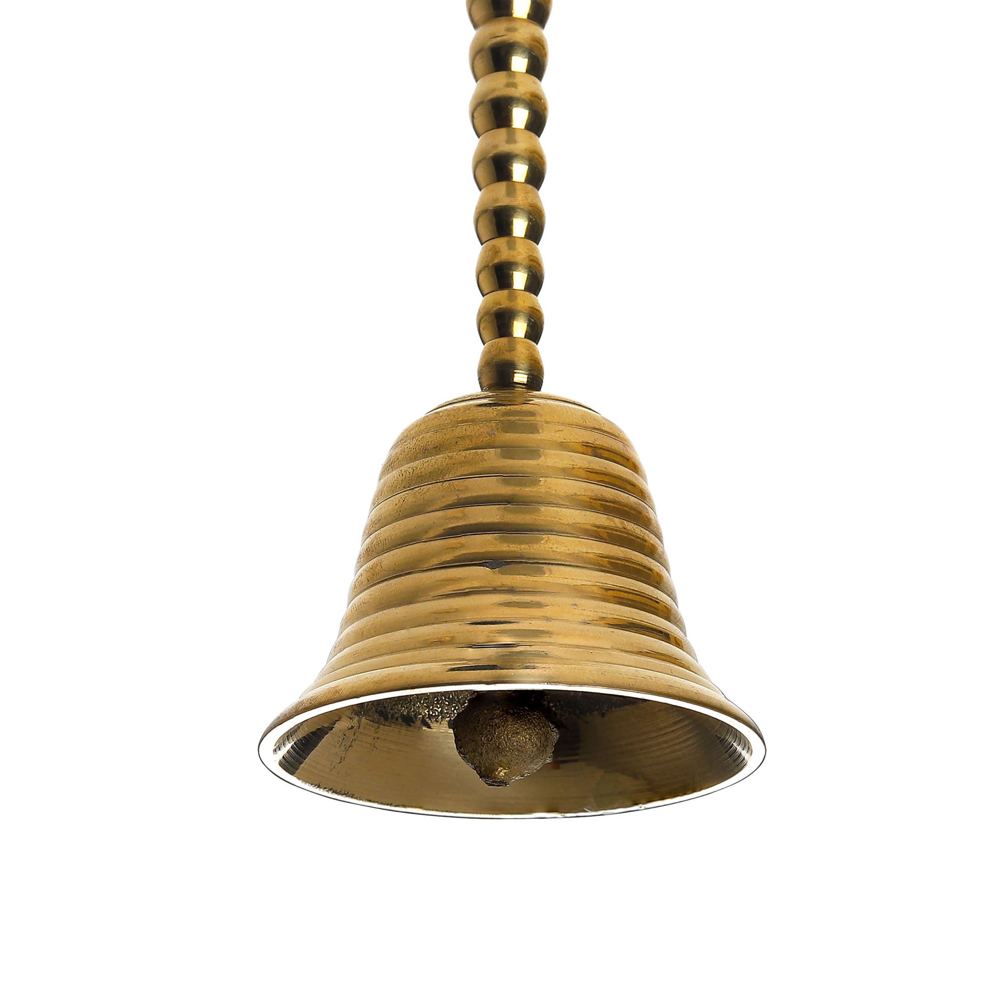 Ribbed Brass Bell ( Medium)