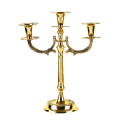 Brass Tabletop Candle Holder