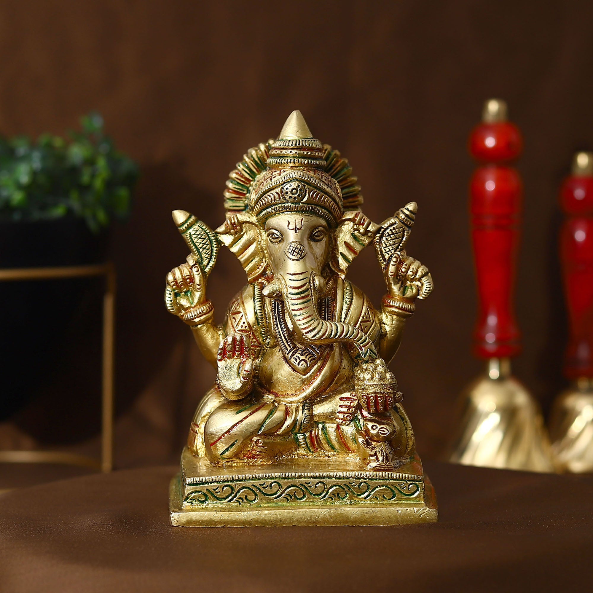 Brass Lord Ganesha Statue