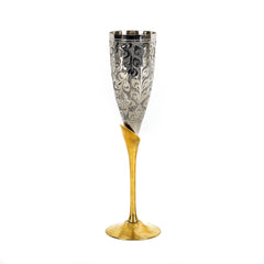 Royal Brass Champagne Glass