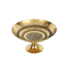 Large Brass Fruit Stand
