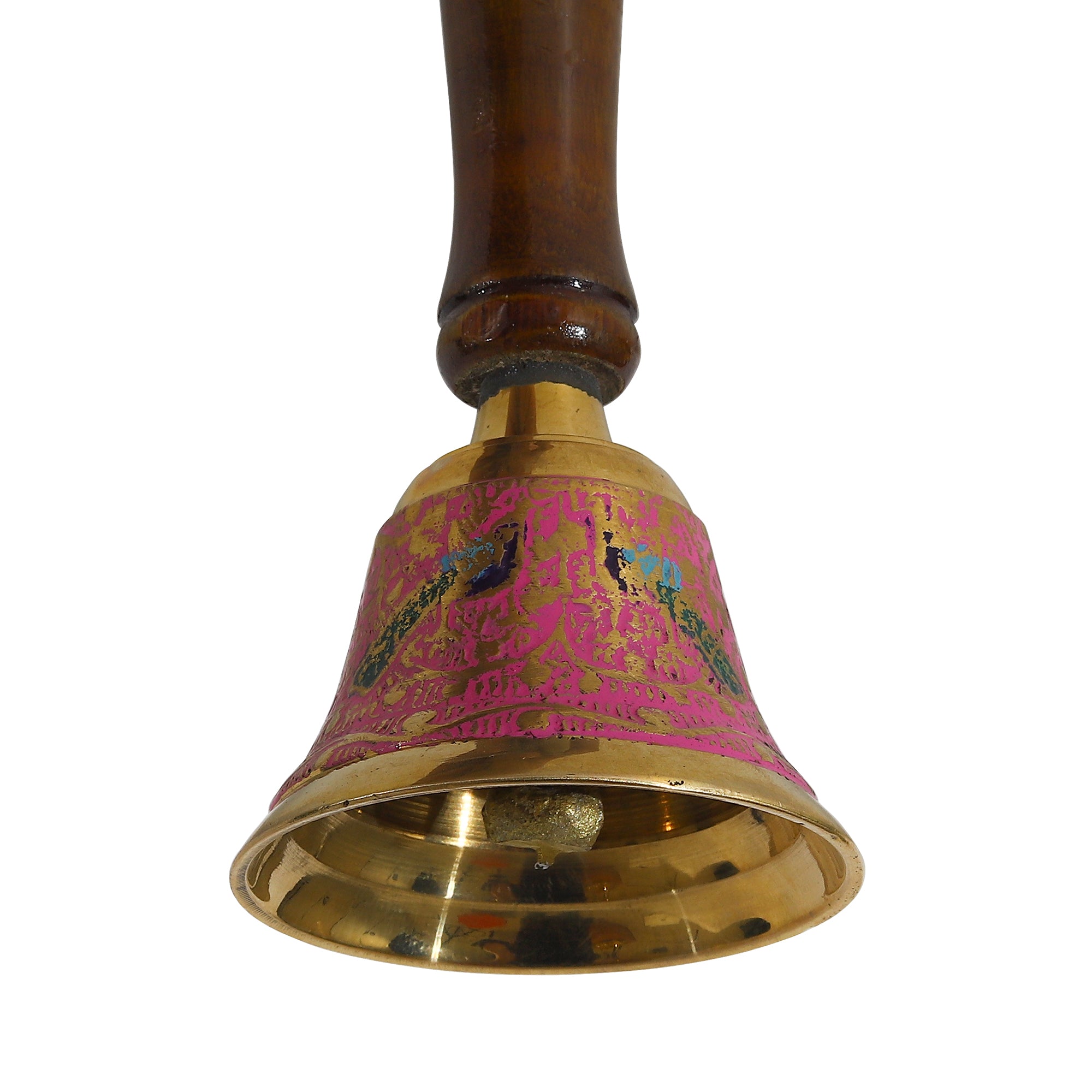 Fushcia Brass Bells