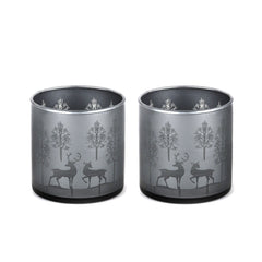 ‘Rudolph in a Forest’ Candle Holder