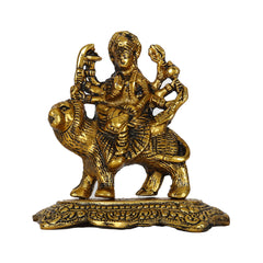 Goddess Durga on Lion Statue