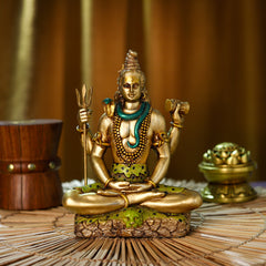 Meditating Lord Shiva Murti