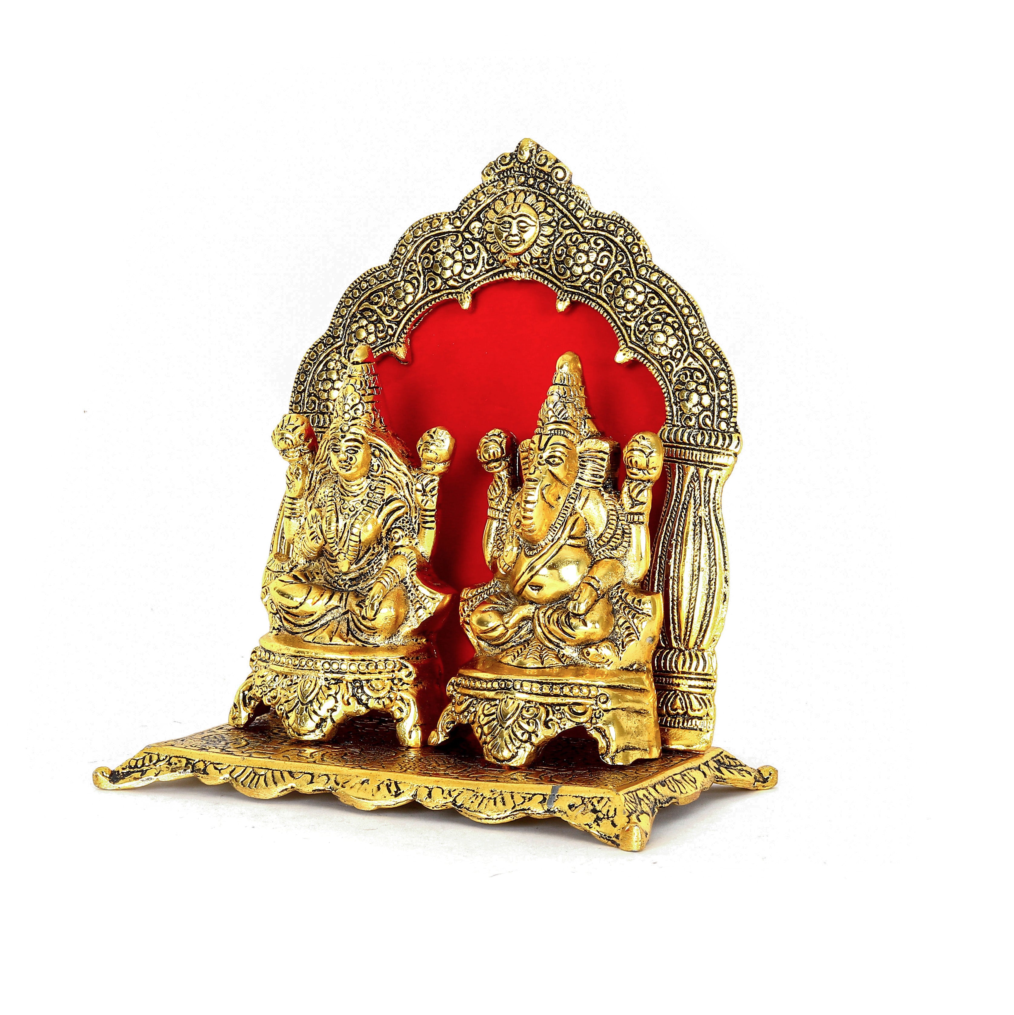 Sitting Laxmi Ganesh Idol