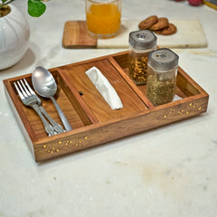 Wooden Section Tray